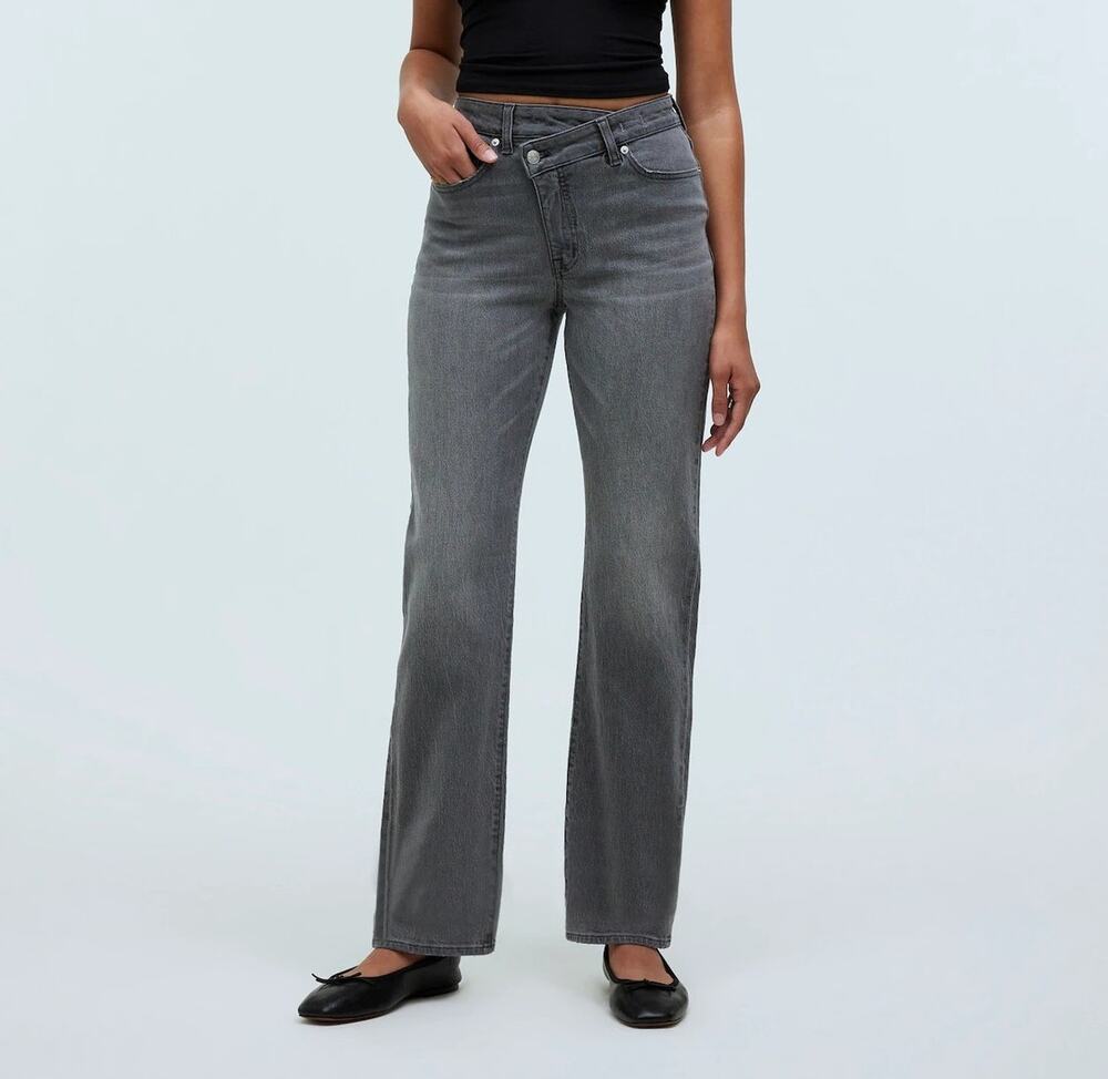 Madewell 90s Straight Gray Wash Jeans Size: 29